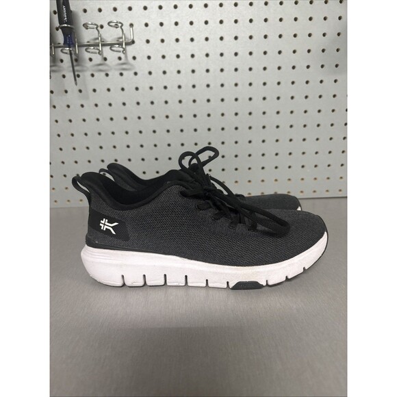 KURU Shoes - Kuru Flex Via Shoes Womens Sz 6 Med Gray Black Athletic Running Walking Sneakers